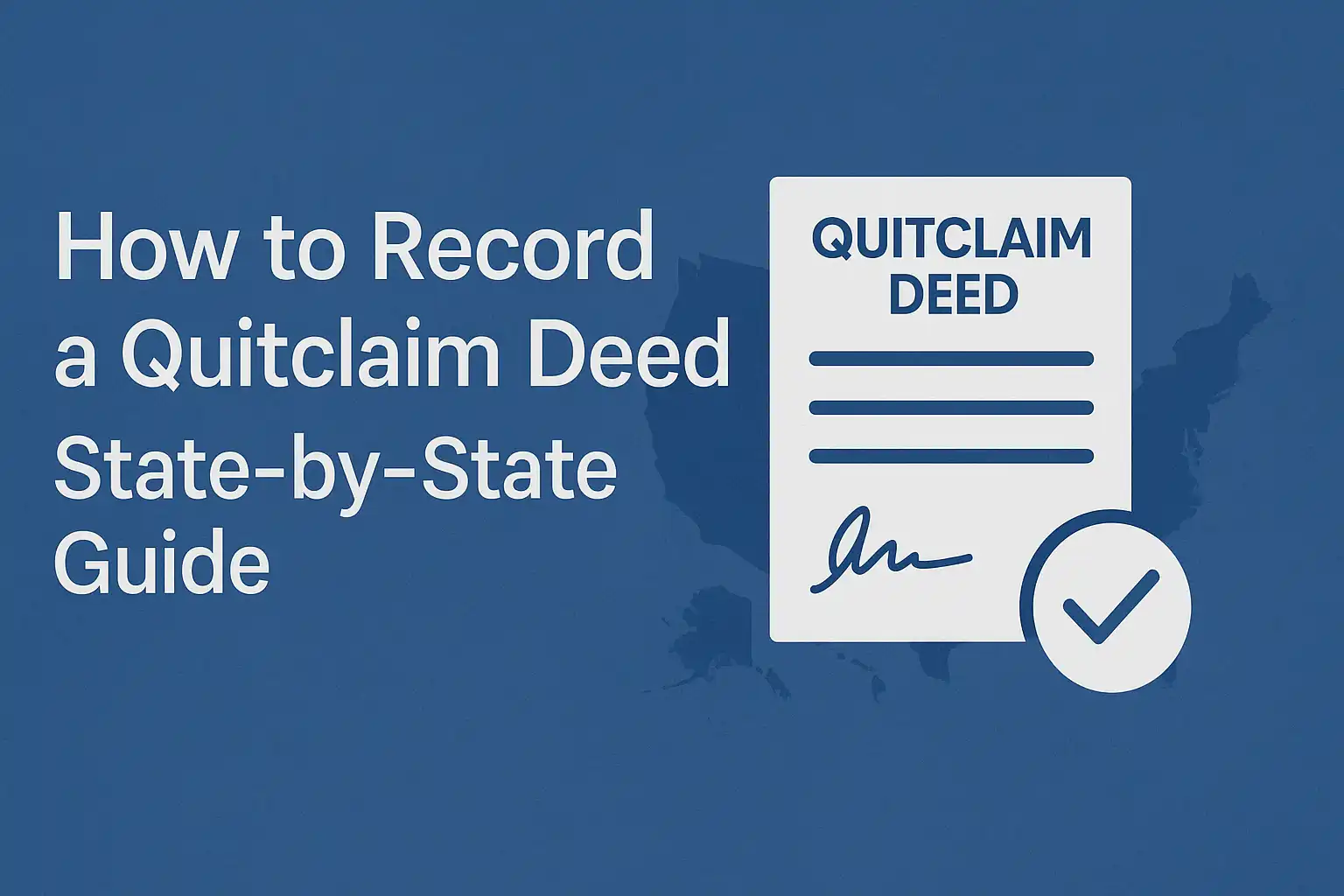 How to Record a Quitclaim Deed