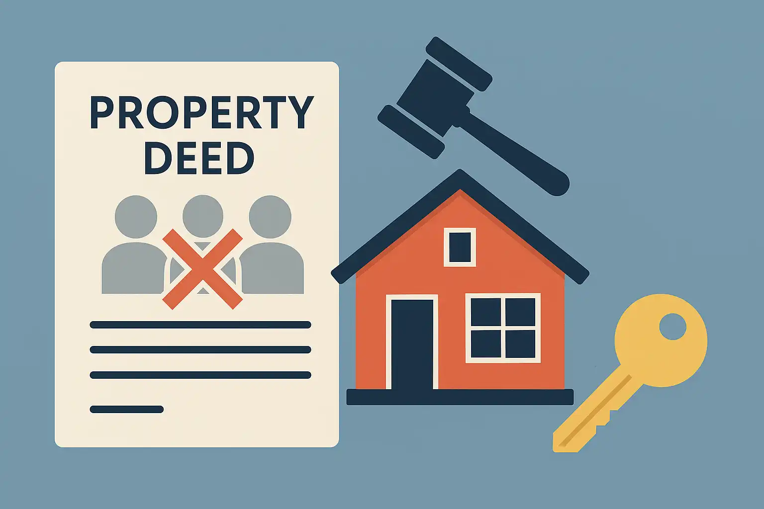 remove someone from a deed