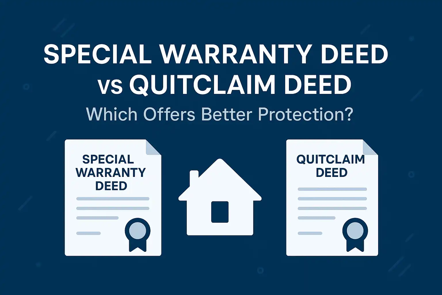 Special Warranty Deed vs Quitclaim Deed
