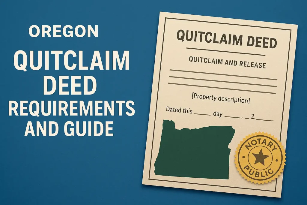 Oregon Quitclaim Deed
