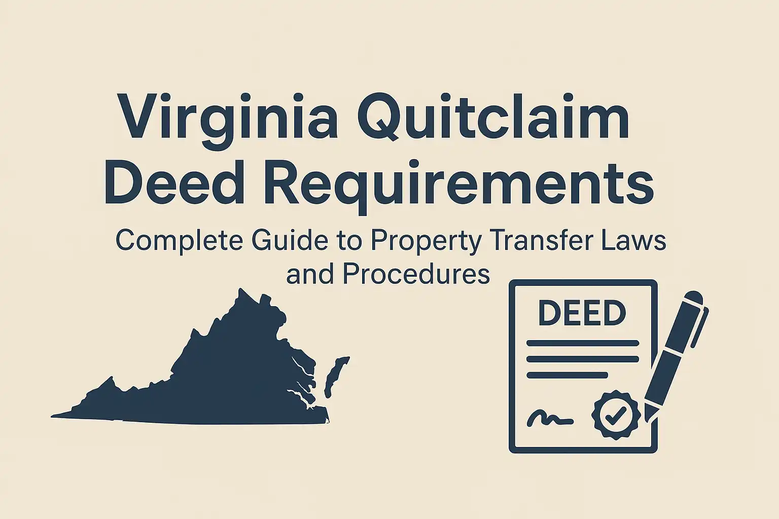 Virginia Quitclaim Deed Requirements and Guide