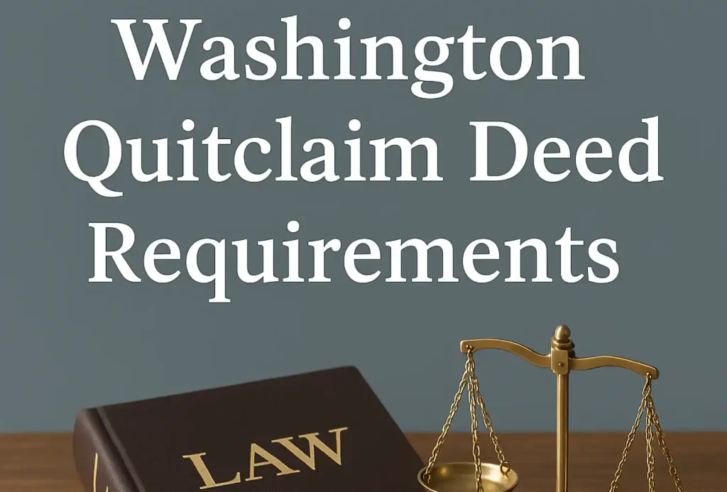 Washington Quitclaim Deed